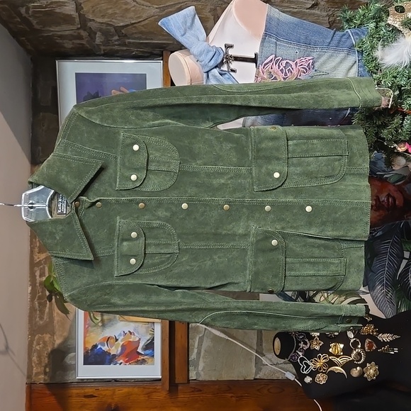 Lucky Brand Suede Jacket - Picture 1 of 7